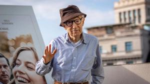 Barcelona 18/09/2023 Icult Entrevista con Woody Allen Photocall en Hotel ME BARCELONA .