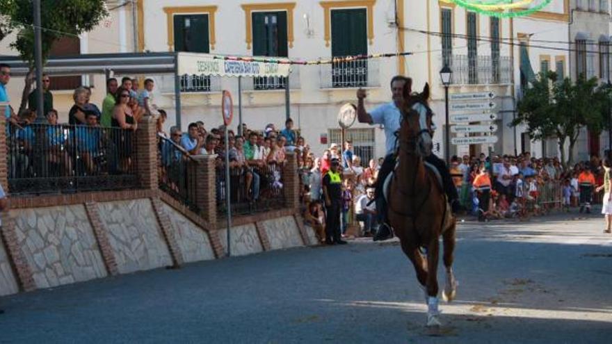 Cintas a caballo, tradición en Fuente de Piedra - La Opinión de Málaga