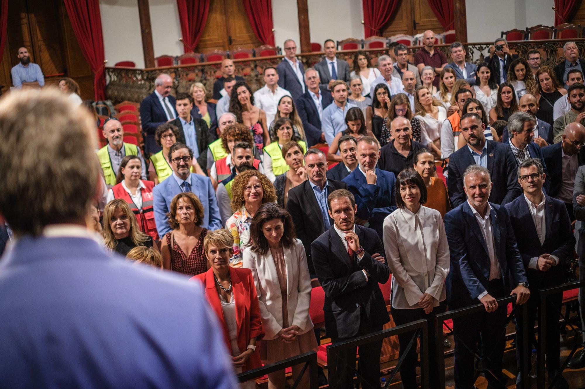 Acto institucional por el aniversario de la erupción de La Palma