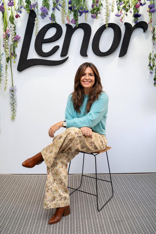 Nuria Roca en el evento de Lenor