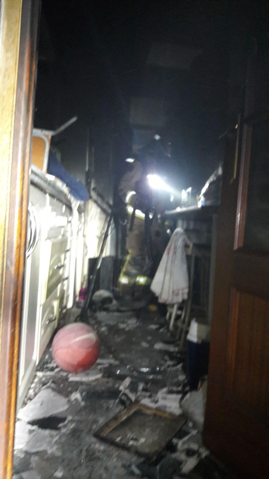 Incendio en una vivienda de Badajoz
