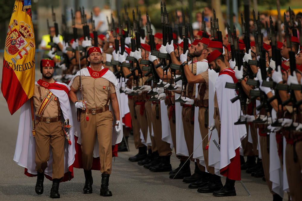 Jura de Bandera con los Regulares en Vélez Málaga