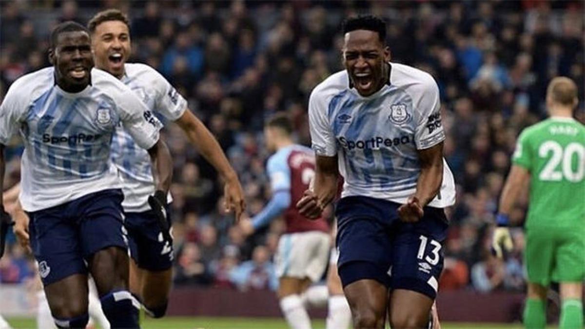 De Colombia para el mundo: Yerry Mina marca su primer gol en la Premier a lo grande