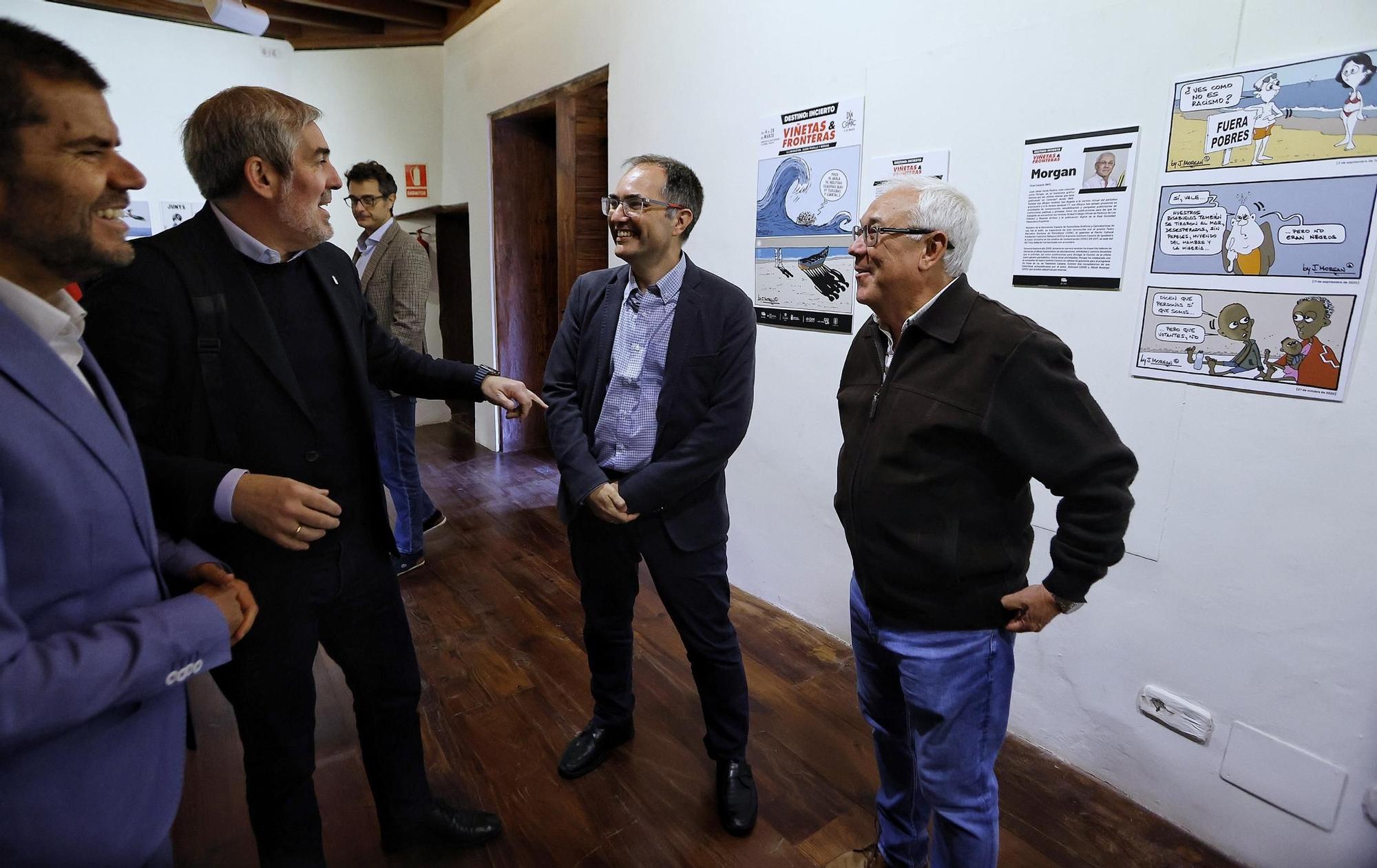 Inauguración de la exposición 'Viñetas y Fronteras'
