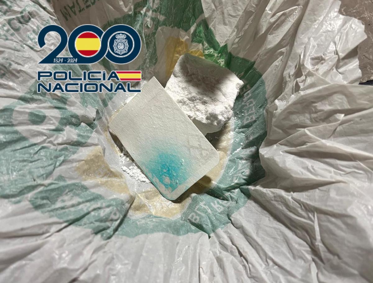 Sustancia intervenida durante el operativo policial.