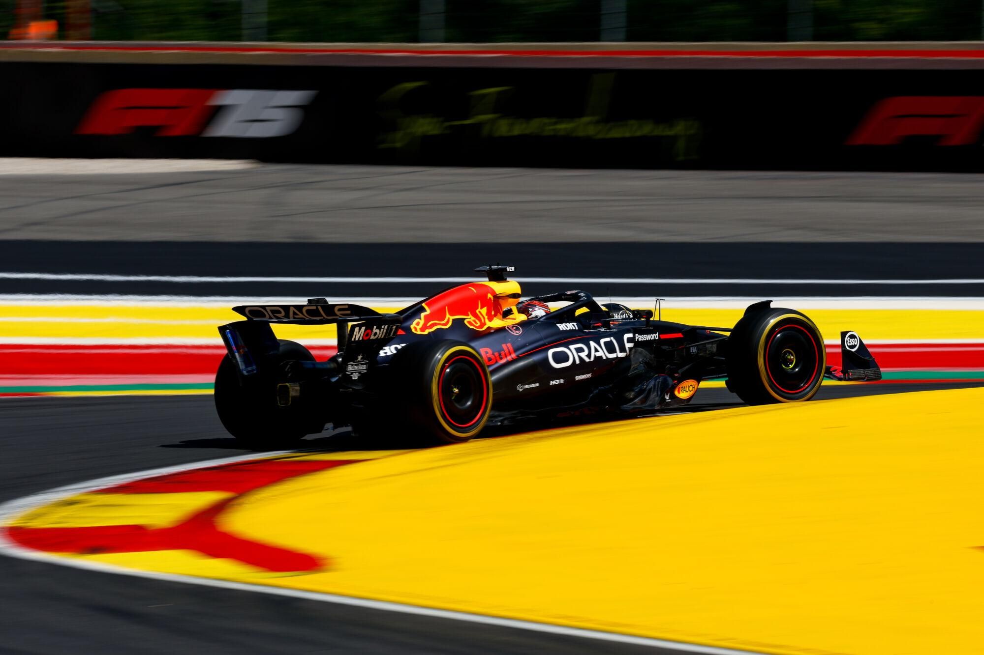 01 VERSTAPPEN Max (nld), Red Bull Racing RB21, action during the 2025 Formula 1 Belgian Grand Prix, 13th round of the 2025 FIA Formula One World Championship from July 25 to 27, 2025 on the Circuit de Spa-Francorchamps, in Stavelot, Belgium - Photo DPPI AFP7 26/07/2025 ONLY FOR USE IN SPAIN. DPPI / AFP7 / Europa Press;BELGIUM;f1;formula 1;FORMULE 1;Motorsport;Sport;F1 - BELGIAN GRAND PRIX 2025;