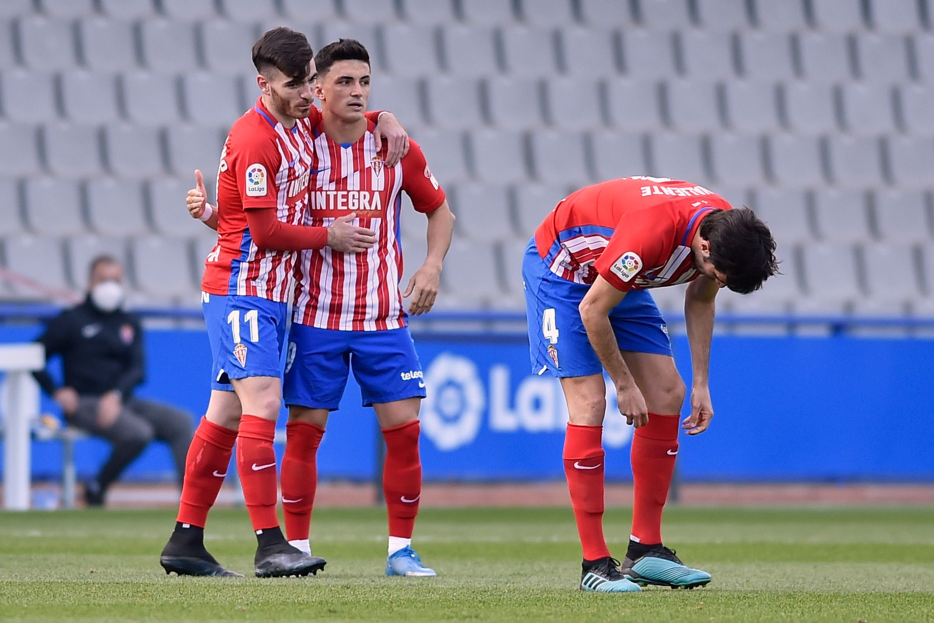 El partido del Sporting ante el Sabadell, en imágenes