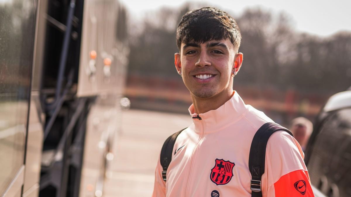 Marc Bernal, a su llegadaa Newcastle