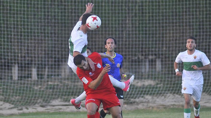 Imagen del partido del pasado miércoles entre el Ilicitano y el Crevillente