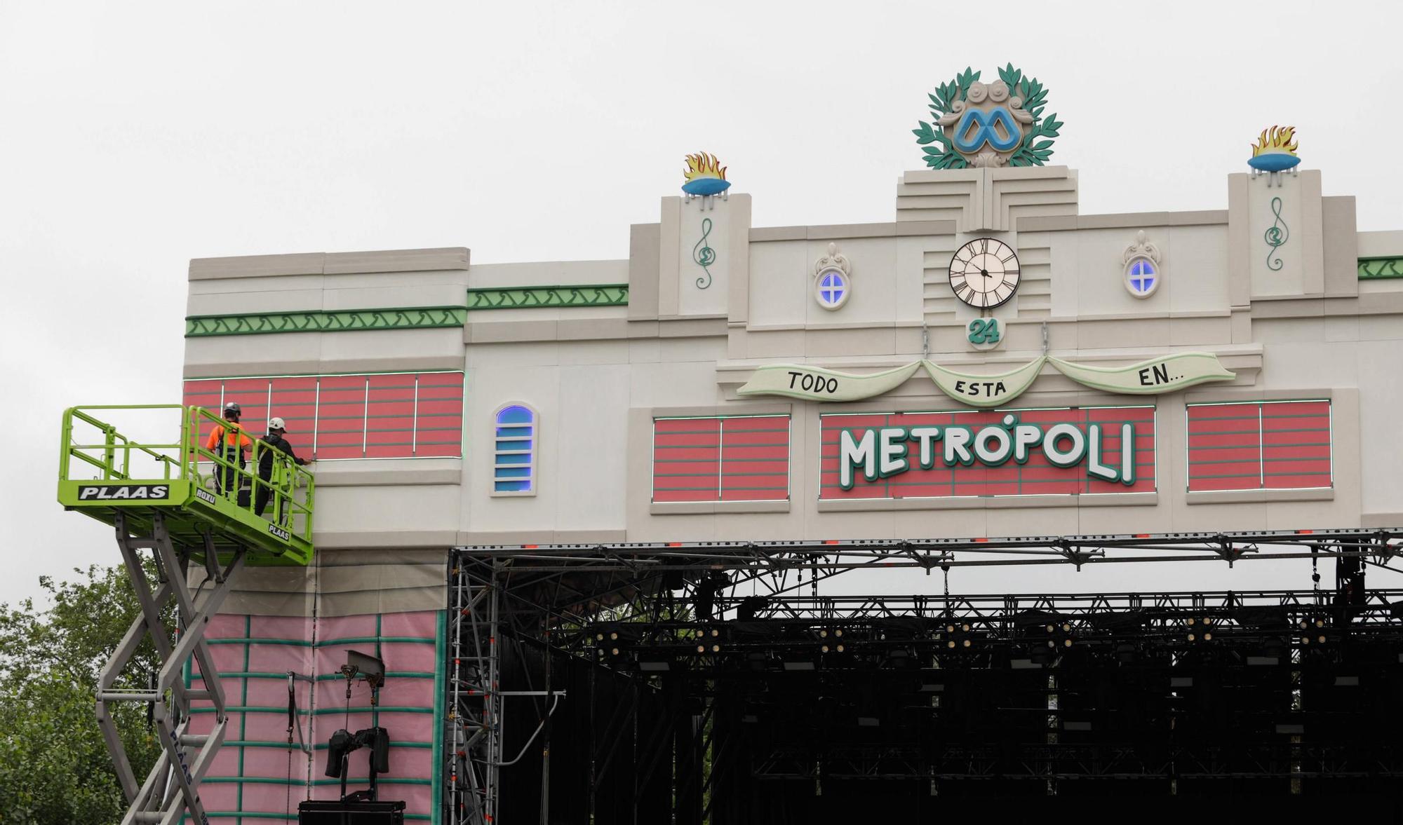 Últimos remates para subir el telón del Festival Metrópoli (en imágenes)