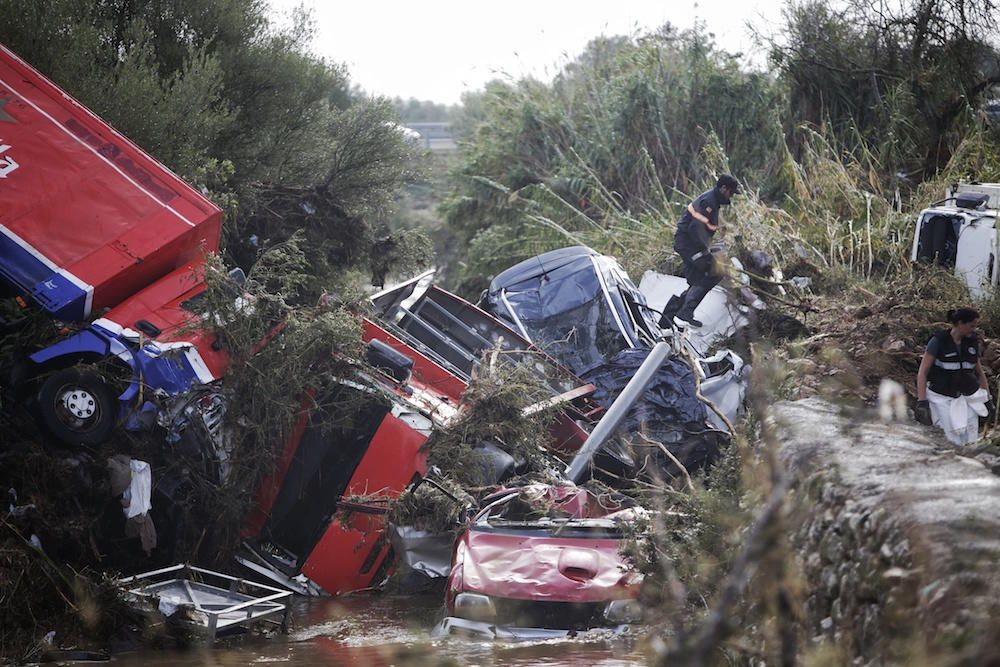 Nach der Flut: Aufräumarbeiten Sant Llorenç