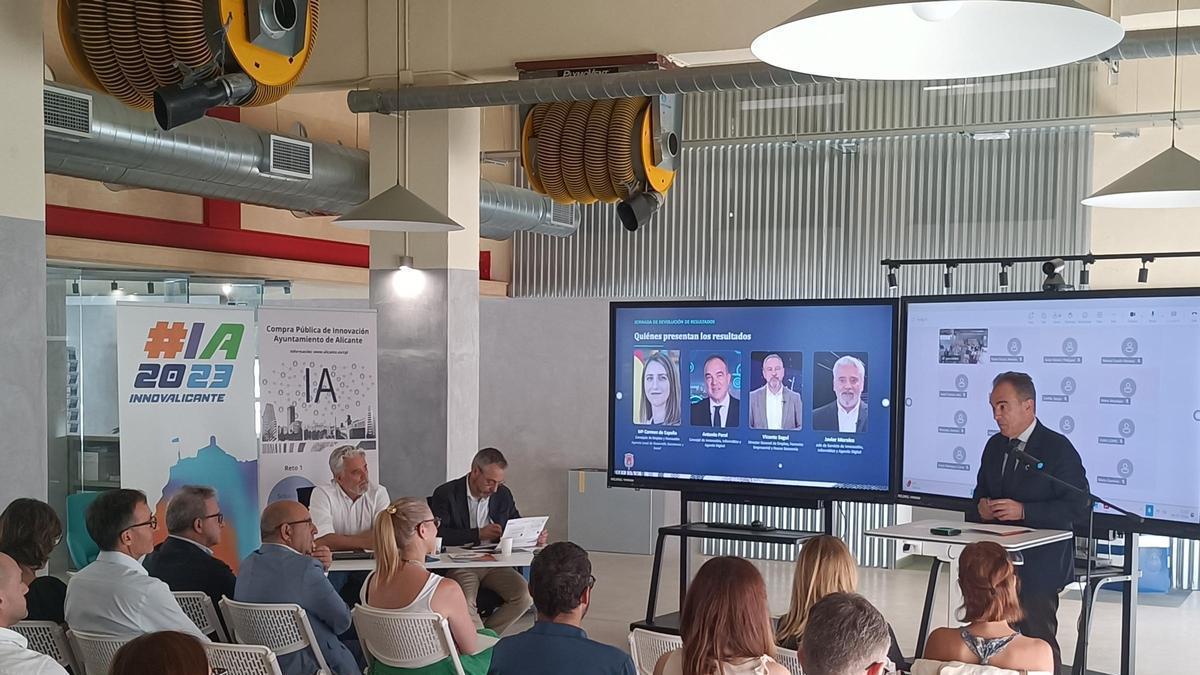 Un momento de la presentación.