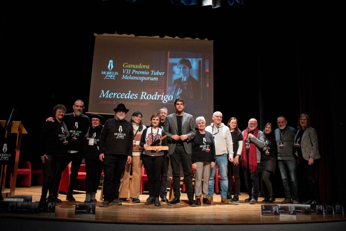 La ganadora de la presente edición de Morella negra, el certamen que combina gastronomía local y novelas.