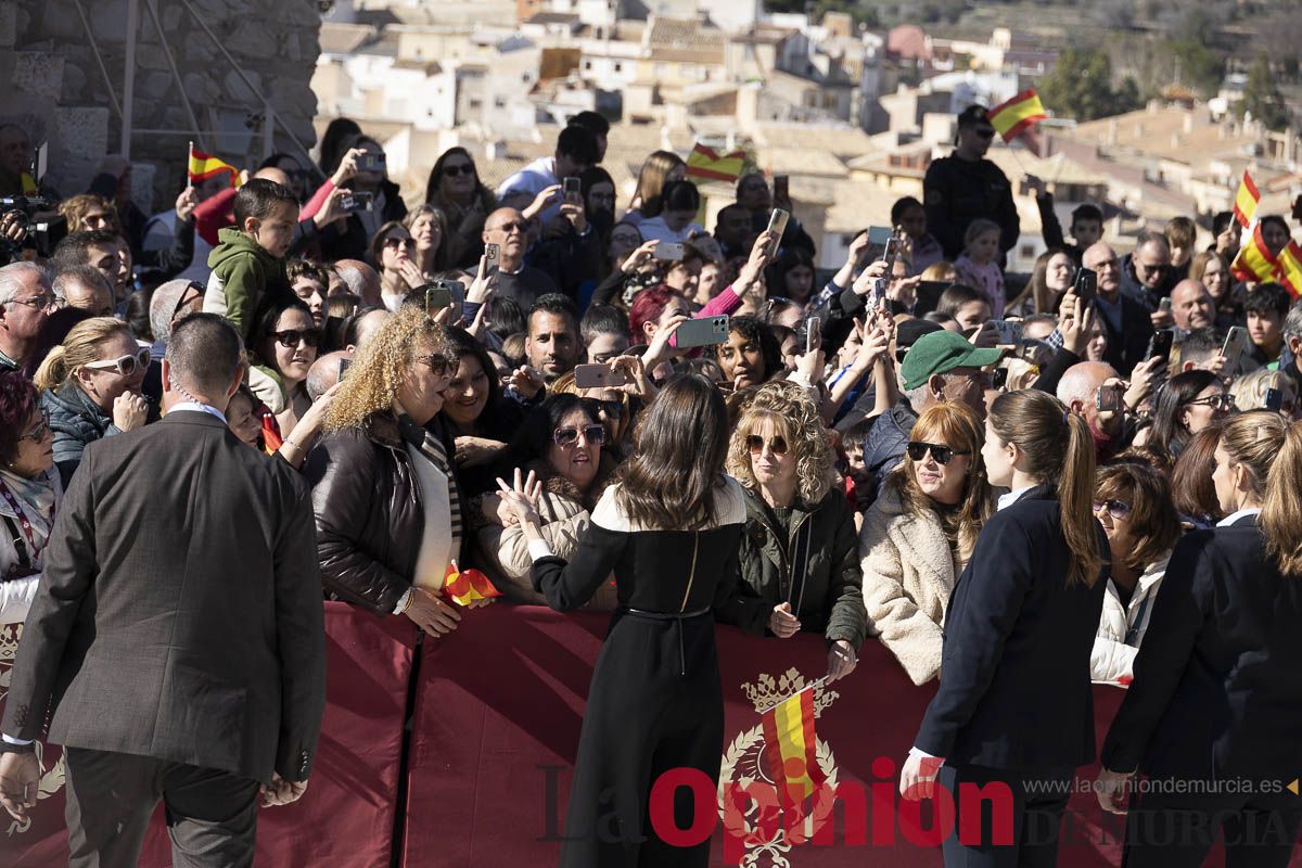 Visita de los reyes de España a Caravaca (explanada de la Basílica)