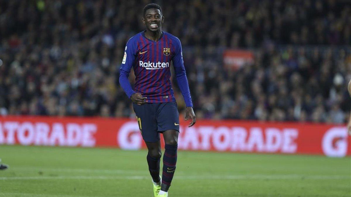 Dembélé vivió un día feliz ante el Villarreal