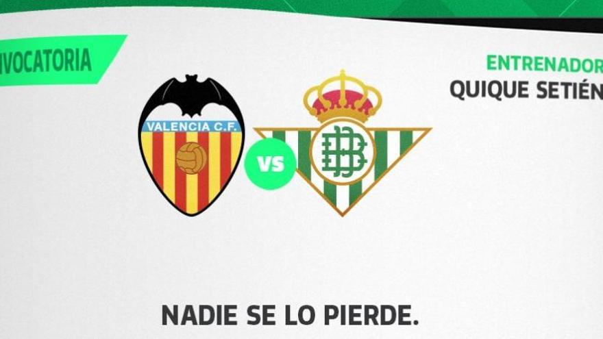 Setién viaja a València con toda la plantilla