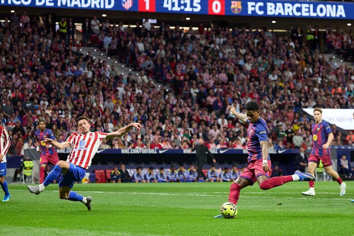 Rashford marcó el gol del empate cuando peor lo pasaba el Barça