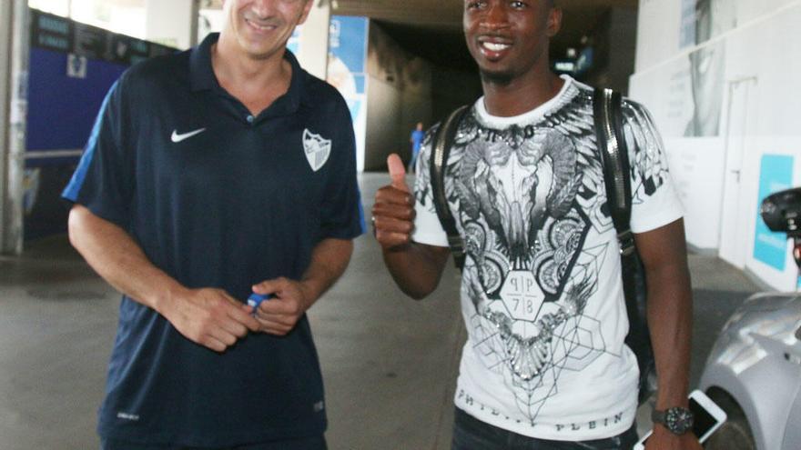 Mamadou Koné, en La Rosaleda.