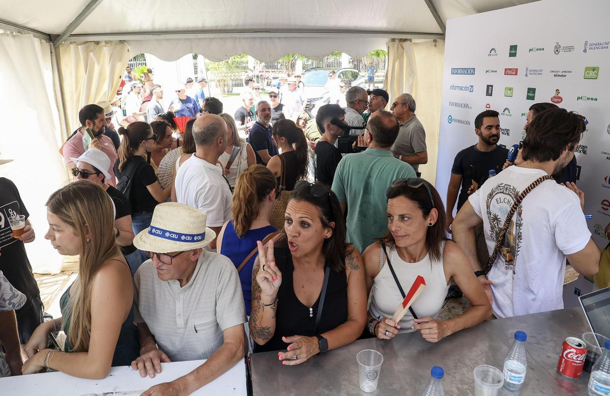 Ambiente de la primera jornada en el Racó de InformaciónTV