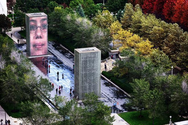 Crown Fountain in Chicago