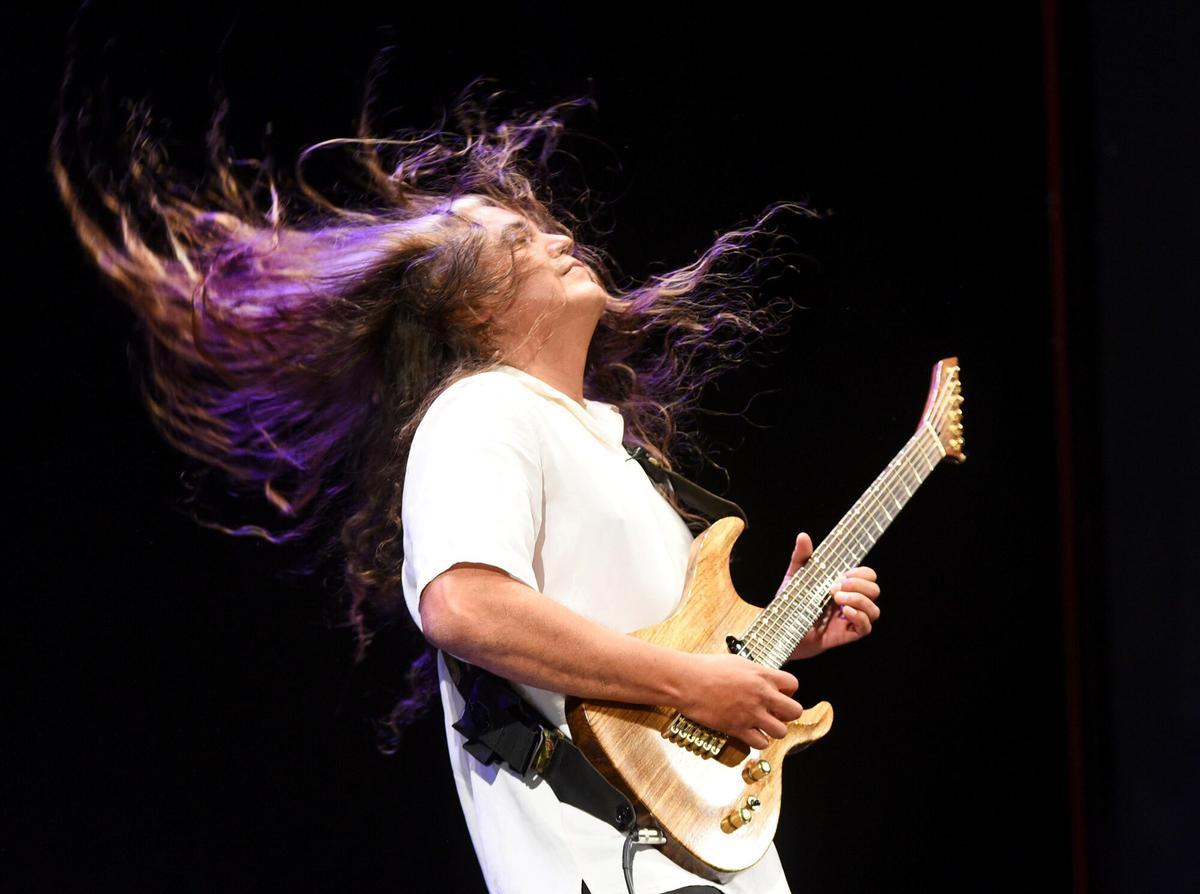 Pablo Salinas, en un concierto del Festival de la Guitarra de Córdoba.