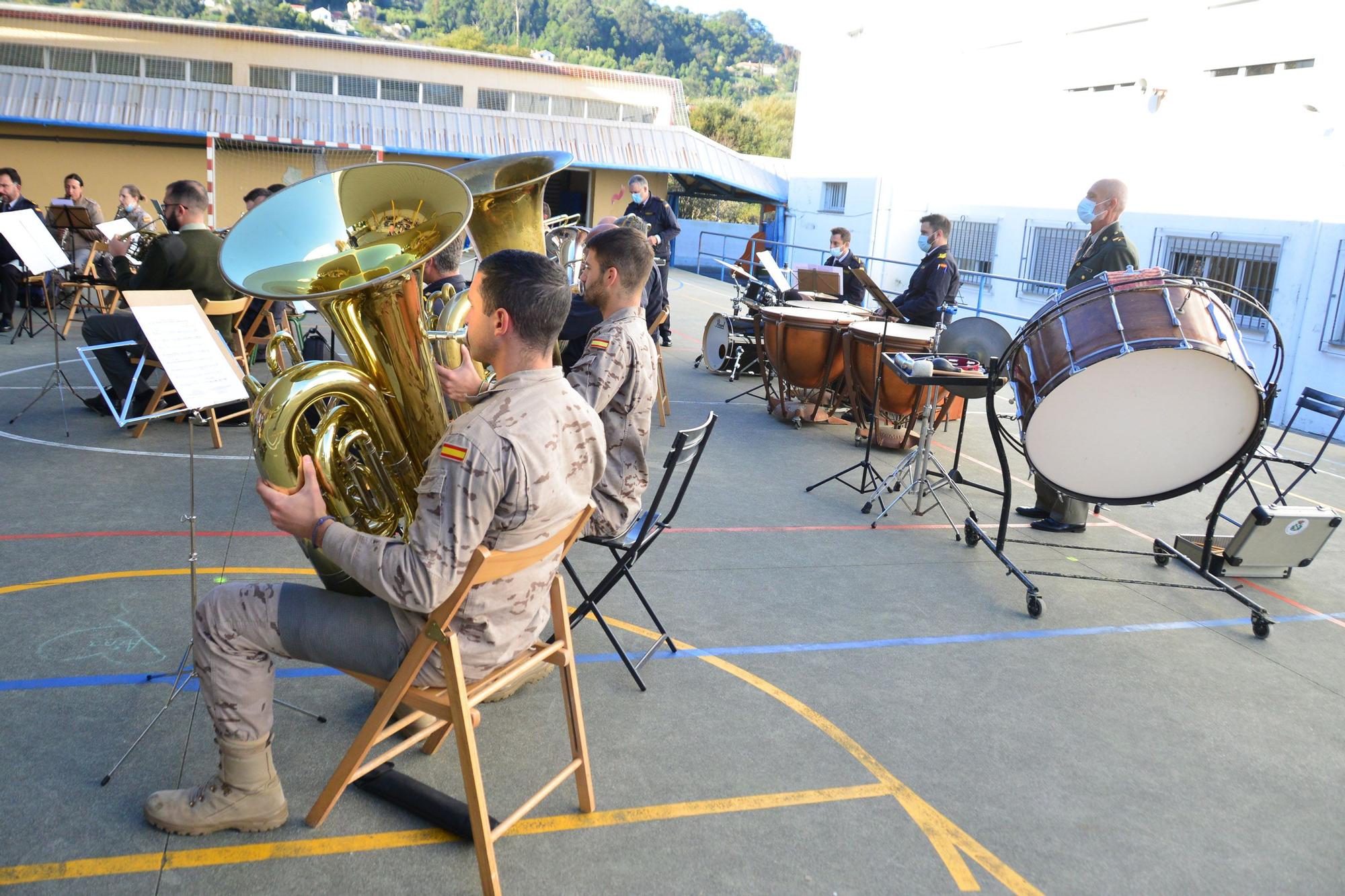 Concierto de la Banda de Música de la Escuela Naval de Marín en Bueu