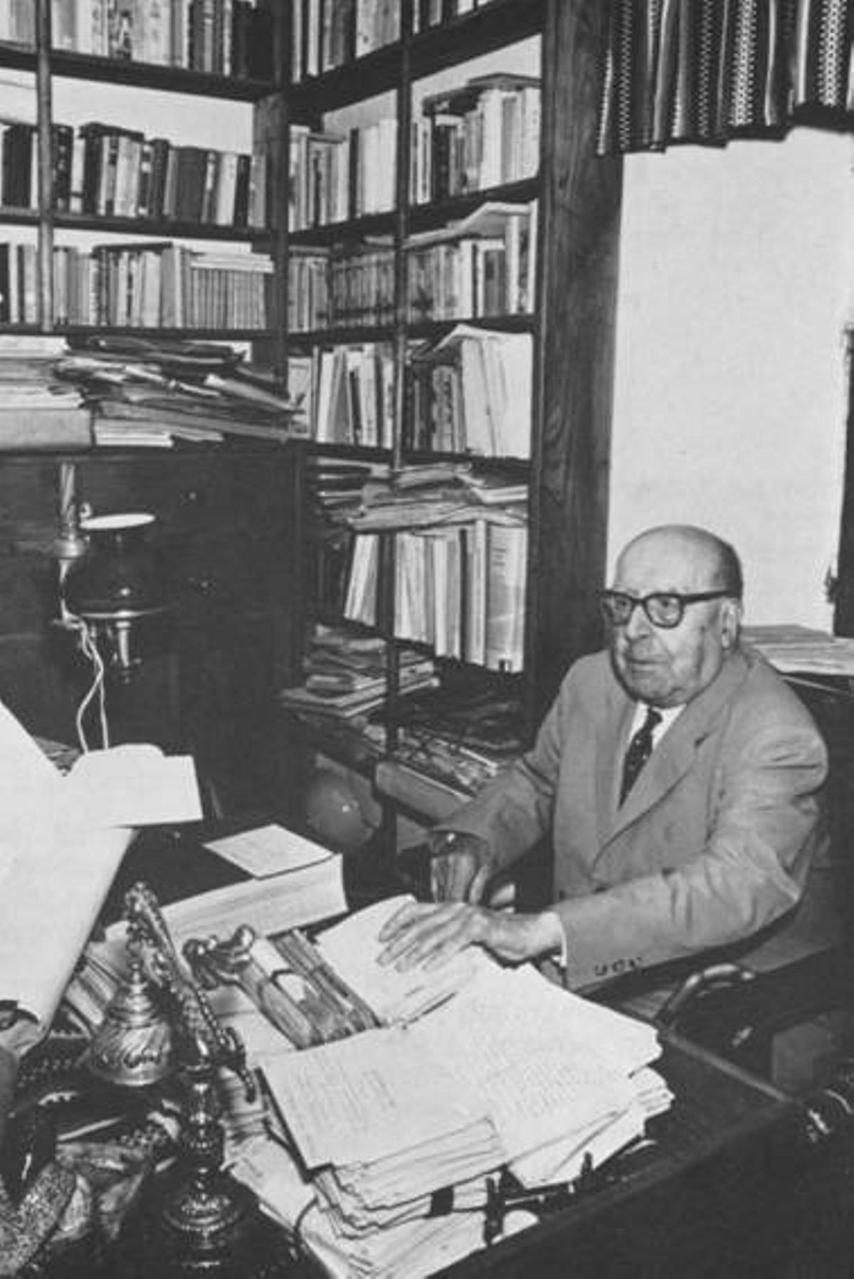 Ramón Otero Pedrayo en Trasalba.