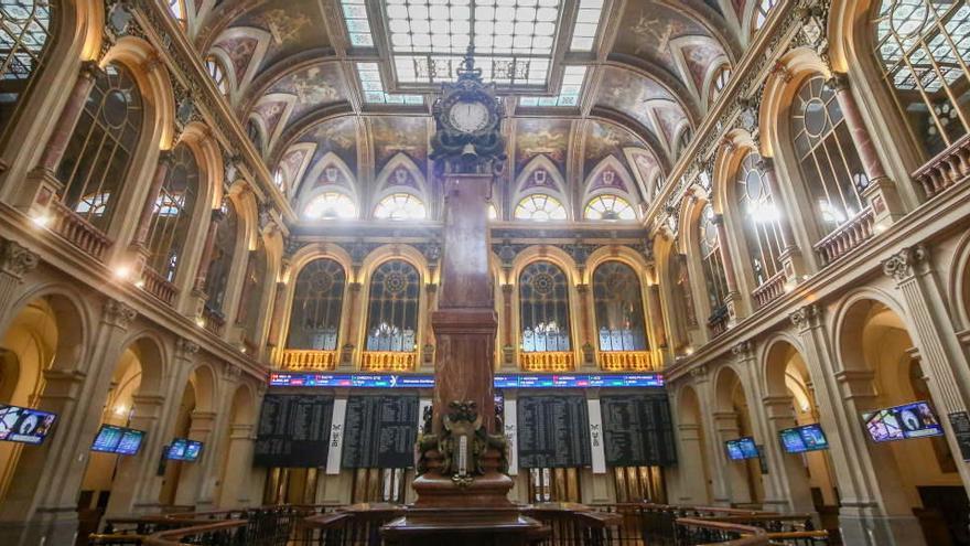 Bolsa de Madrid.