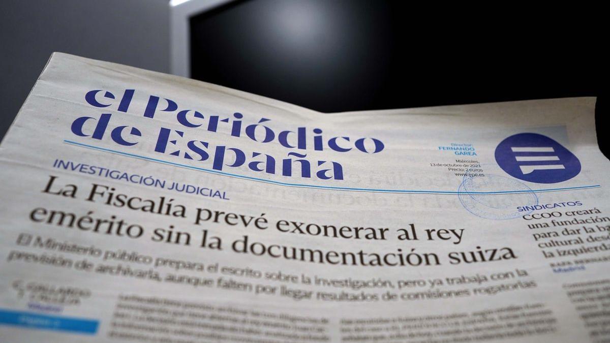 La cabecera del nuevo diario &#039;El Periódico de España&#039;.