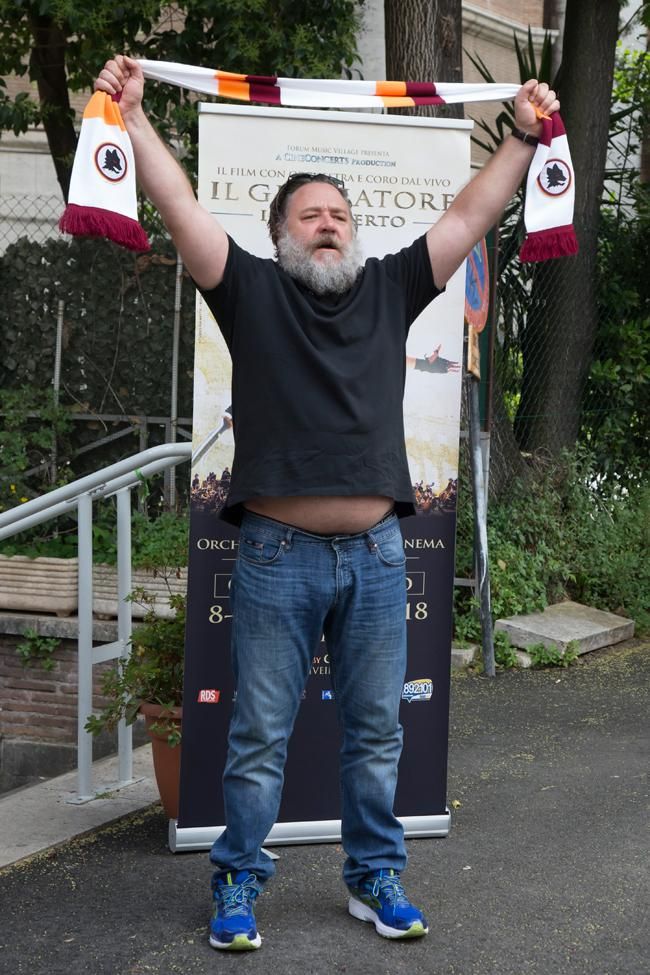 Russell Crowe, fan romano