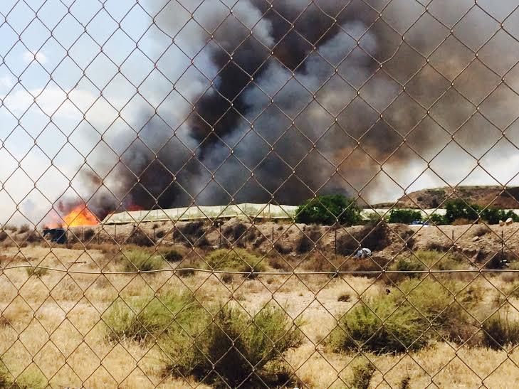 Incendio en Totana