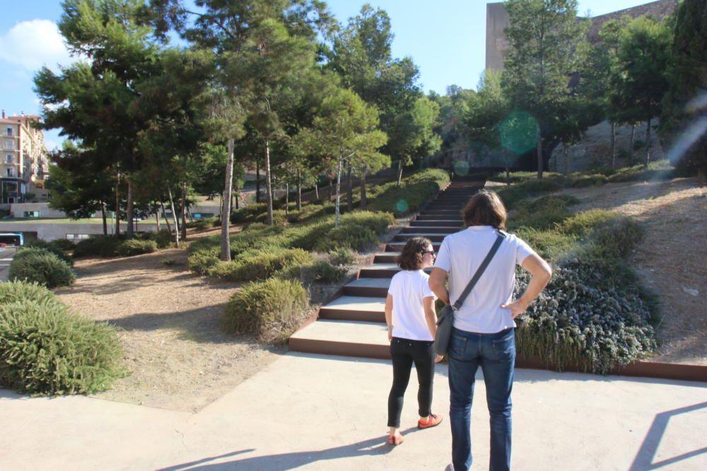 El nuevo mirador de la Alcazaba ya se puede visitar.