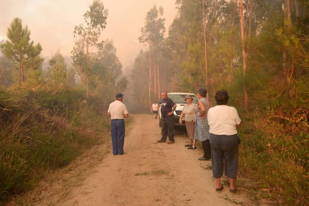 El fuego arrasa 6.000 hectáreas en Galicia