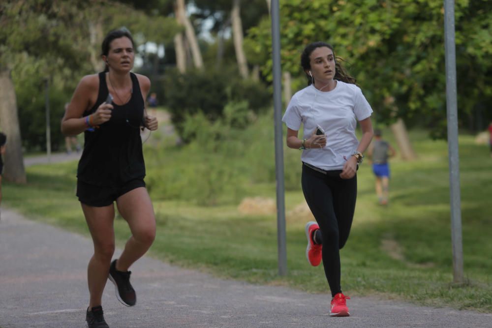 El cauce del río se llena de deportistas