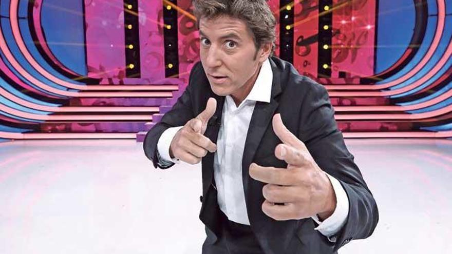 El presentador y músico catalán Manel Fuentes, en un programa televisivo.
