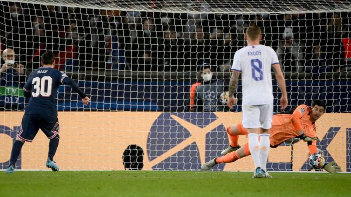 Pese al penal fallado de Messi, el PSG logró superar al Madrid gracias al gol de Mbappé