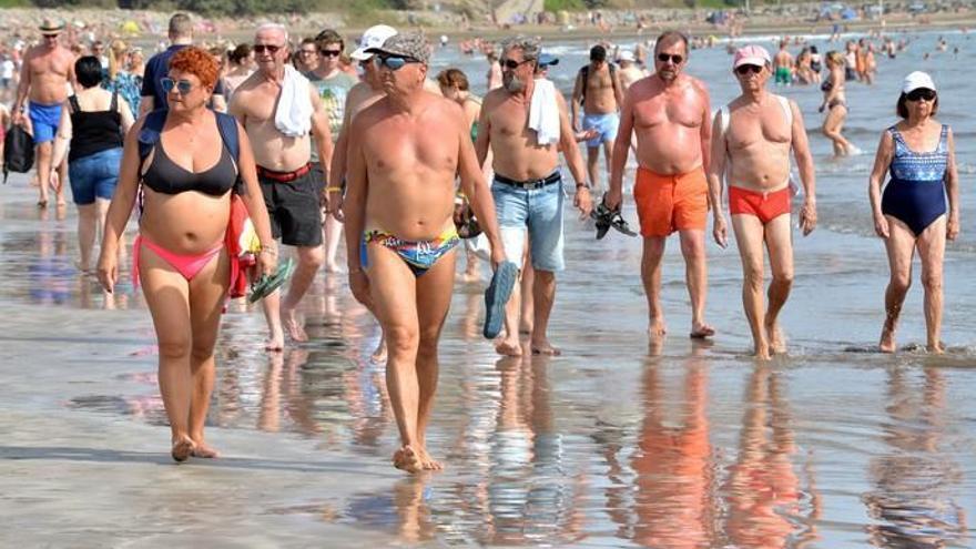 Turistas en Gran Canaria.