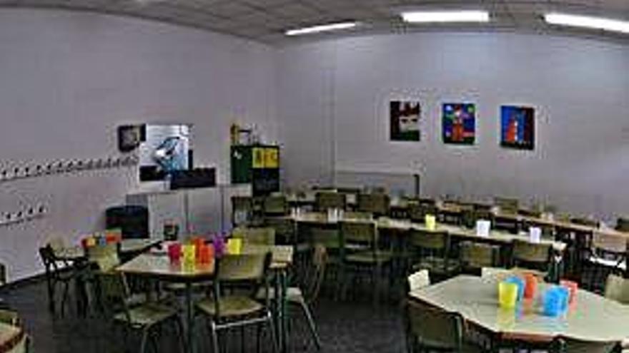 Comedor del colegio Curros Enríquez.