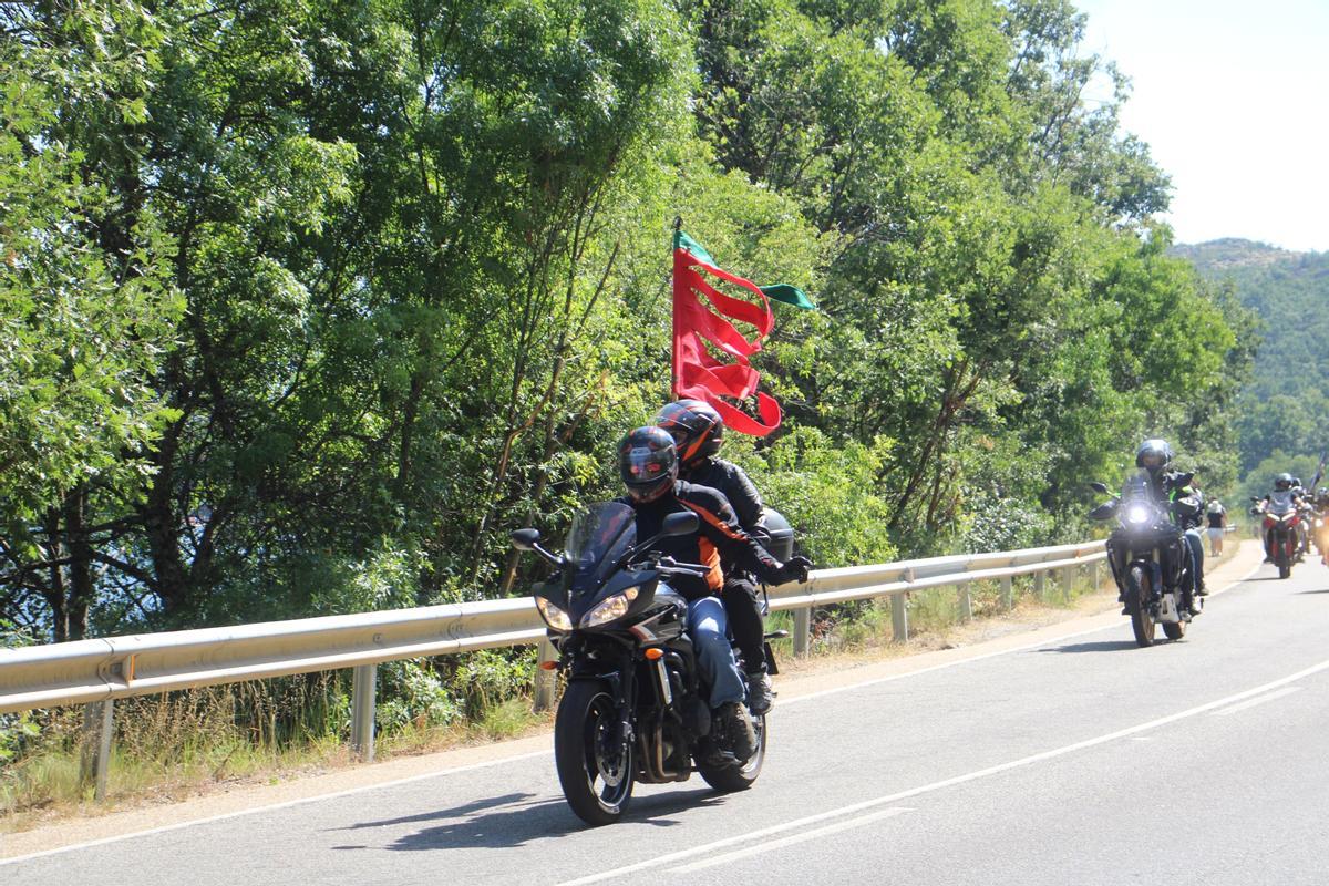 Sanabria despide la multitudinaria concentración de motos