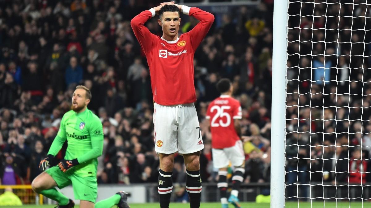 Cristiano Ronaldo, desesperado en Old Trafford