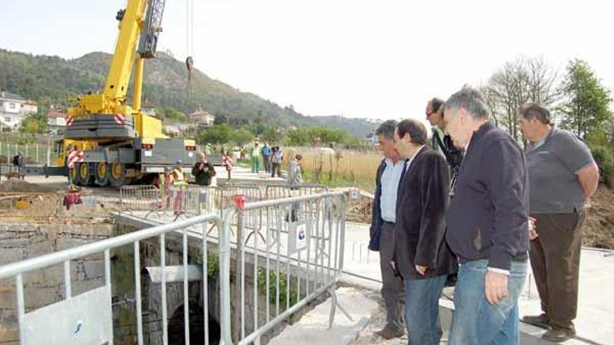 Andrés García Mata visitó ayer las obras.