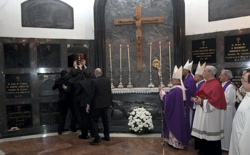 Funeral de Elías Yanez en la Basílica del Pilar