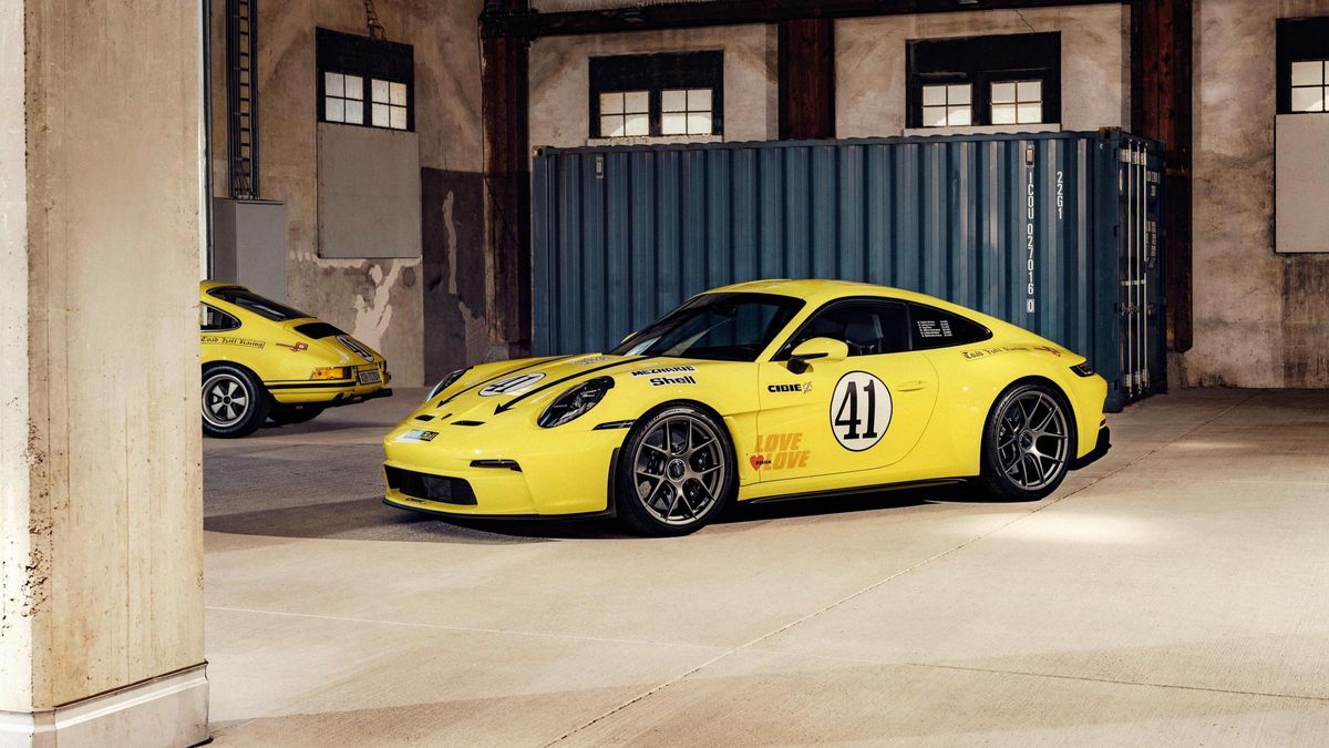 El Porsche 911 S/T actual con el color amarillo 'Light'