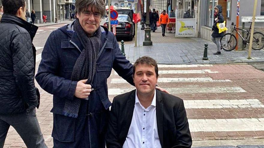 Bonvehí i Puigdemont, en una fotografia d&#039;arxiu