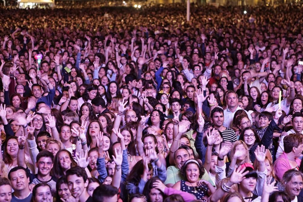 Concierto de "Morat" en la "Semana Grande" de Gijón