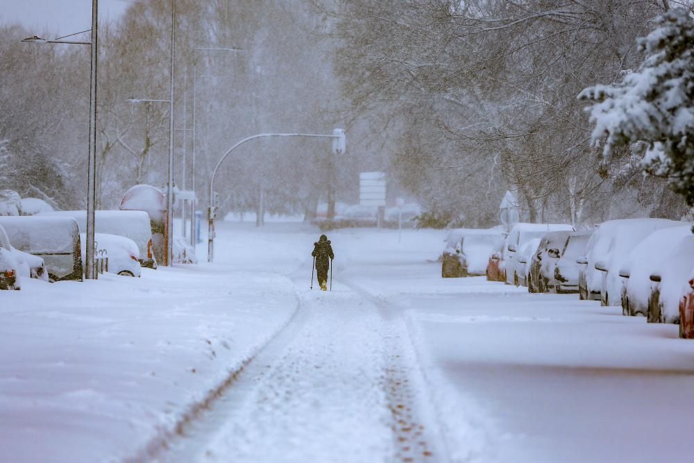 La gran nevada a Madrid aquest 9 de gener del 2021