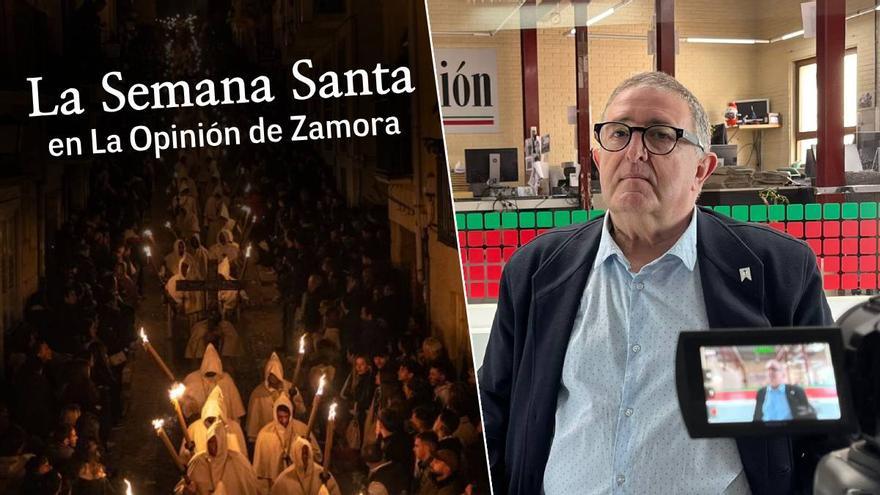 VÍDEO | Felix Gómez, abad de la Buena Muerte: &quot;La Semana Santa de Zamora es austeridad y seriedad&quot;