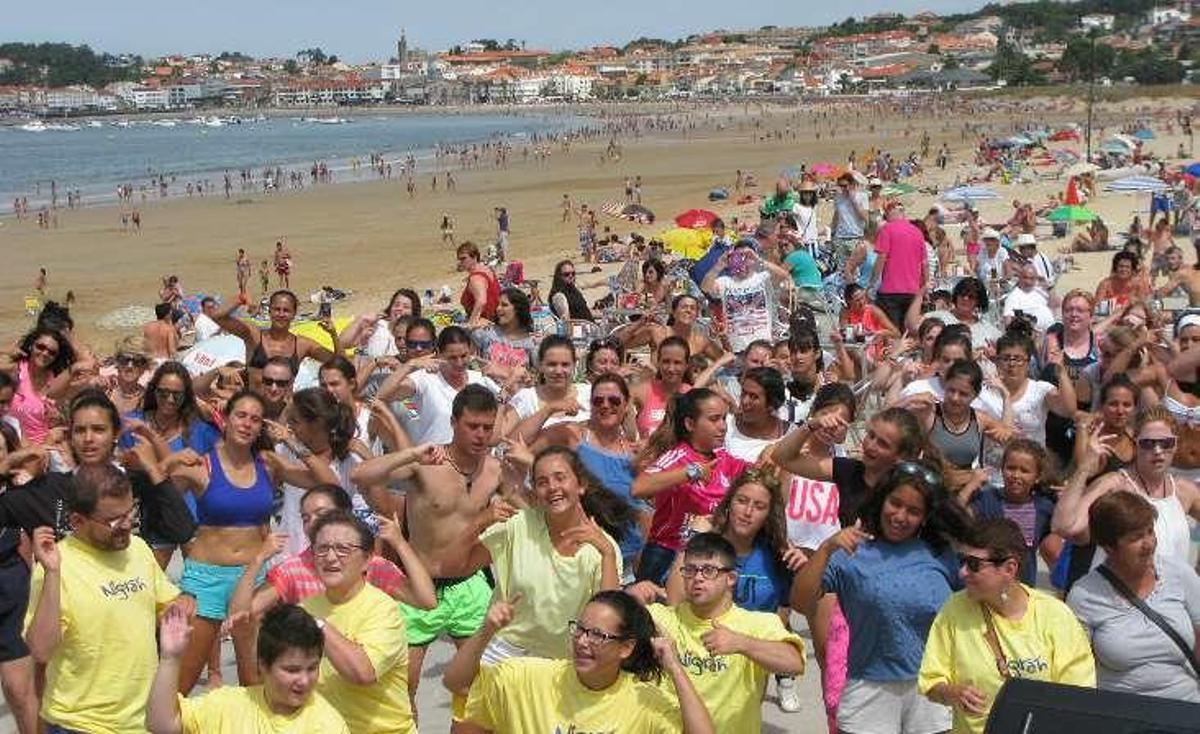 La sesión de ayer, a la que acudieron usuarios del Juan María.