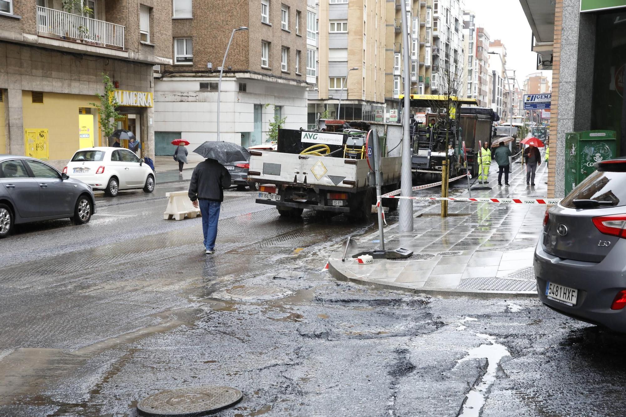 Así van las obras en la avenida de Pablo Iglesias (en imágenes)