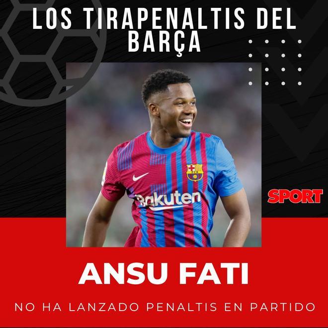 Ansu Fati: No ha lanzado penaltis durante un partido